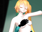 [MMD]Neru Masked bitcH(gentleman's hands ver)